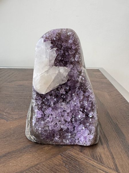 Aurelia Amethyst with Calcite Crown