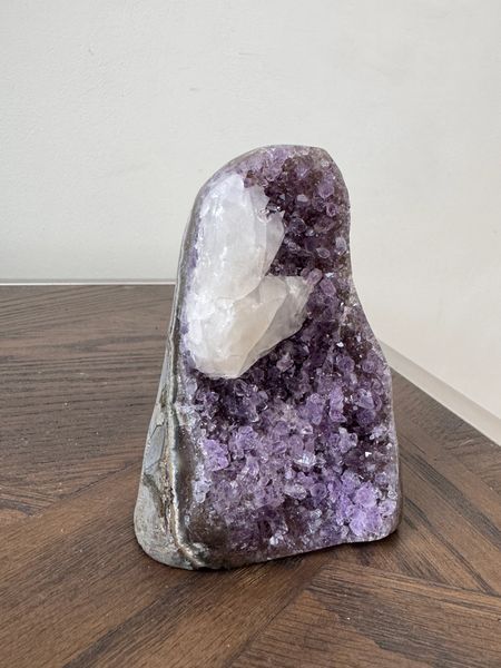 Aurelia Amethyst with Calcite Crown