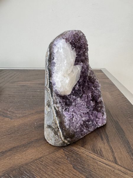Aurelia Amethyst with Calcite Crown