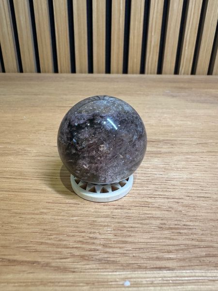 Natural Garden Quartz Polished Sphere Crystal Specimen