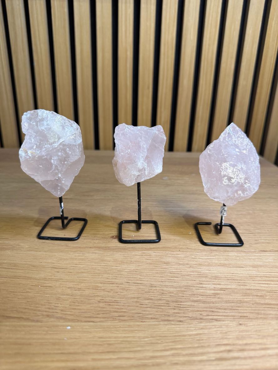 Rose Quartz Freeform on Stand
