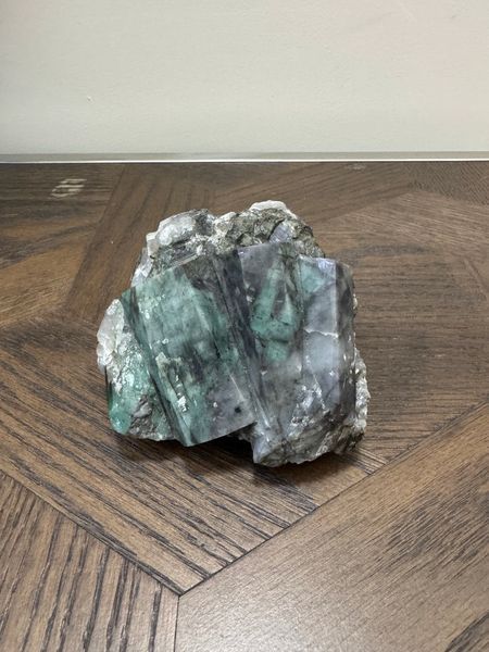 Natural Green Raw Emerald Freeform Crystal Specimen