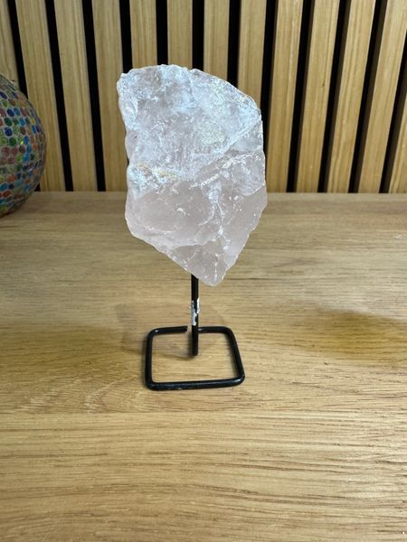 Rose Quartz Freeform on Stand