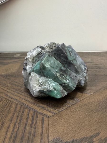 Natural Green Raw Emerald Freeform Crystal Specimen