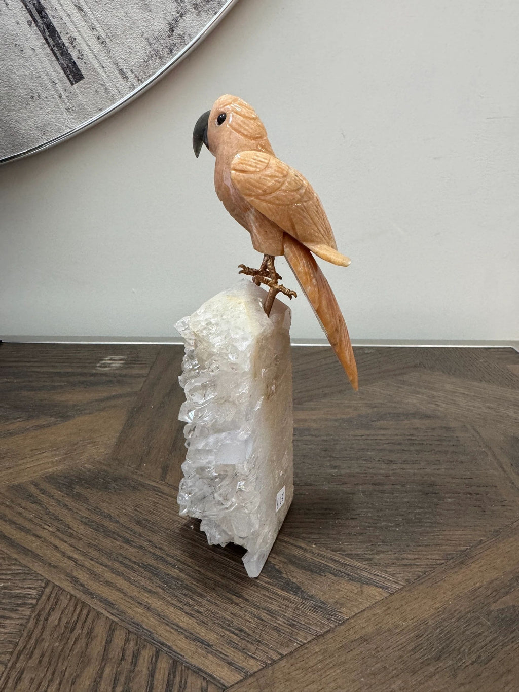 Natural Sunstone Parrot Base Crystal Specimen