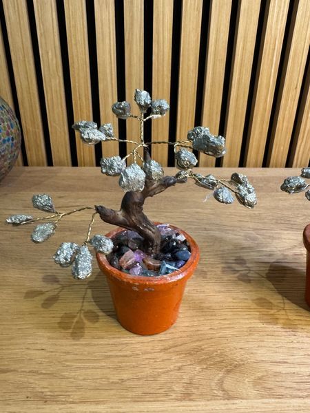 Pyrite Tree in Crystal Pot