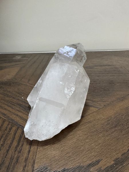 Twin Flame Clear Quartz Double Point Cluster