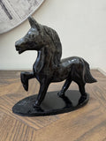 Natural Emerald Biotite Horse Carved Crystal Specimen