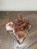 Natural Tangerine Quartz Cluster Crystal Specimen