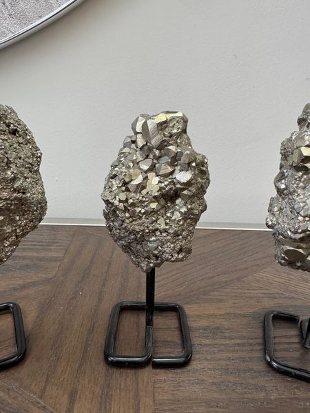 Pyrite Cluster on Stand