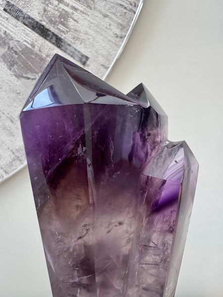 Natural Amethyst Large Wand Crystal Specimen
