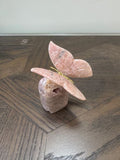 Pink Amethyst Butterfly on Pink Amethyst Base