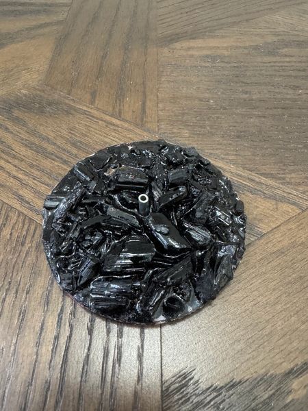 Obsidian Shield Black Tourmaline Incense Holder