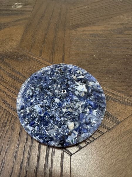 Natural Sodalite Incense Holder Crystal Specimen