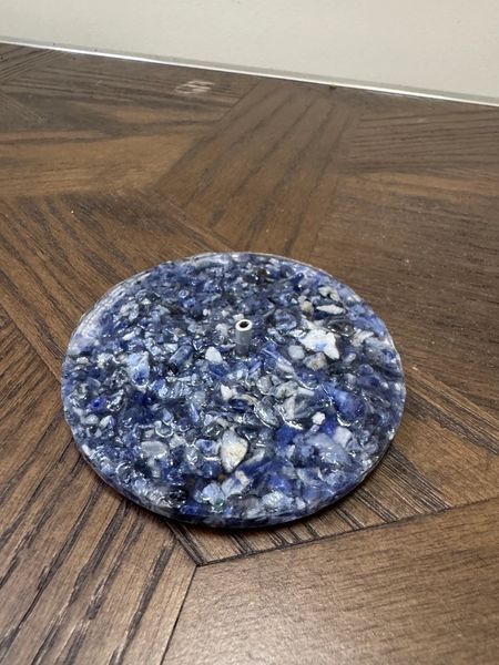 Natural Sodalite Incense Holder Crystal Specimen