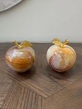 Natural Onyx Hand Carved Apple Crystal Specimen