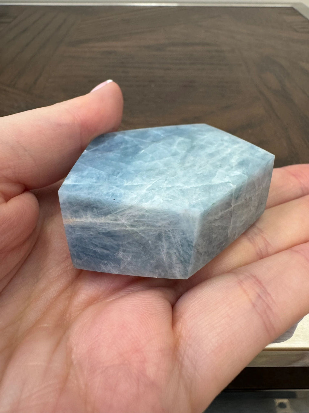 Aquamarine Freeform Polished Large
