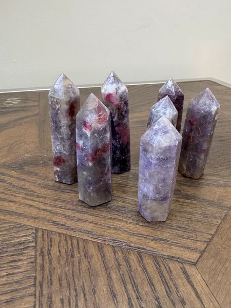 Natural Unicorn Stone Tower Crystal Specimen
