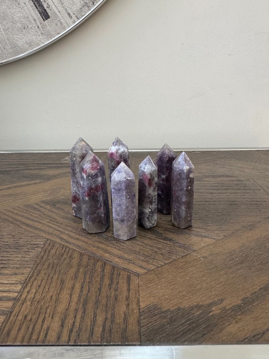 Natural Unicorn Stone Tower Crystal Specimen