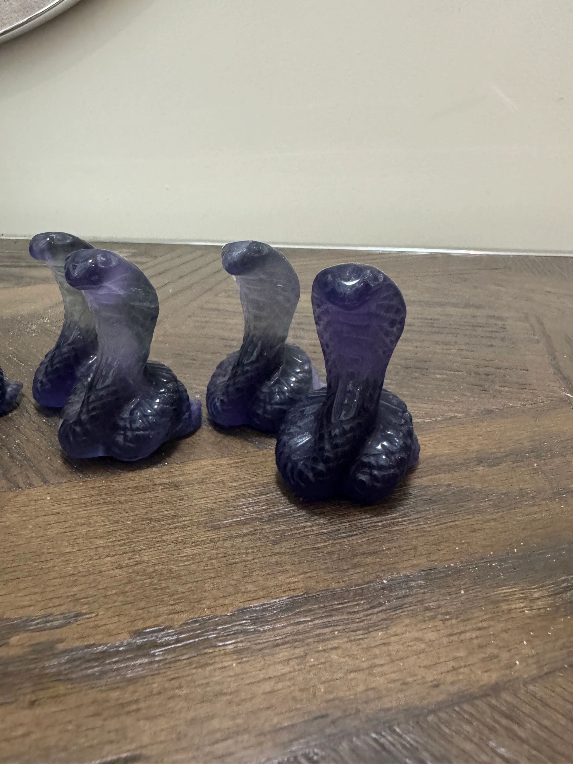 Natural Mystic Serpent Fluorite Cobra Crystal Specimen