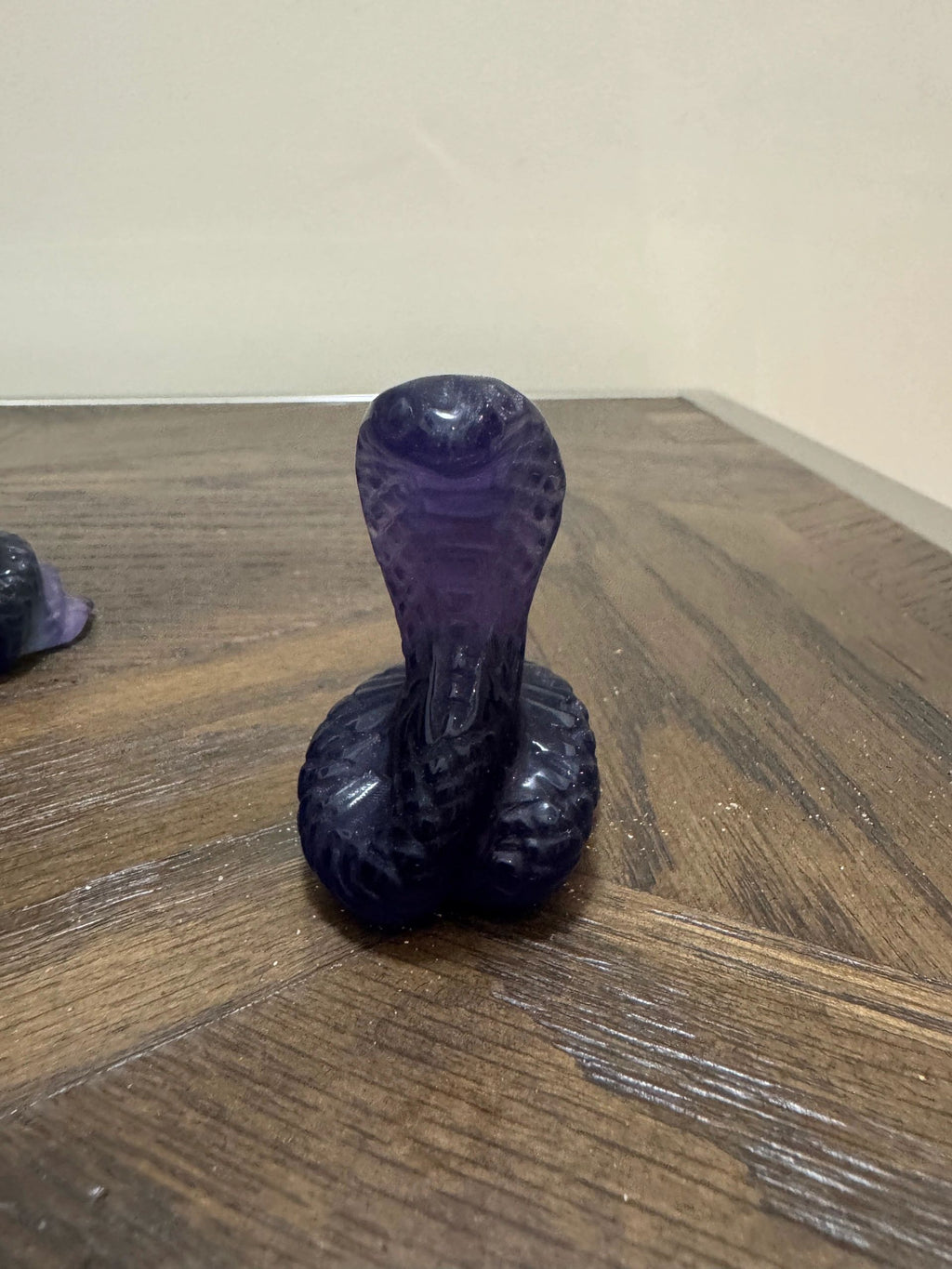 Natural Mystic Serpent Fluorite Cobra Crystal Specimen