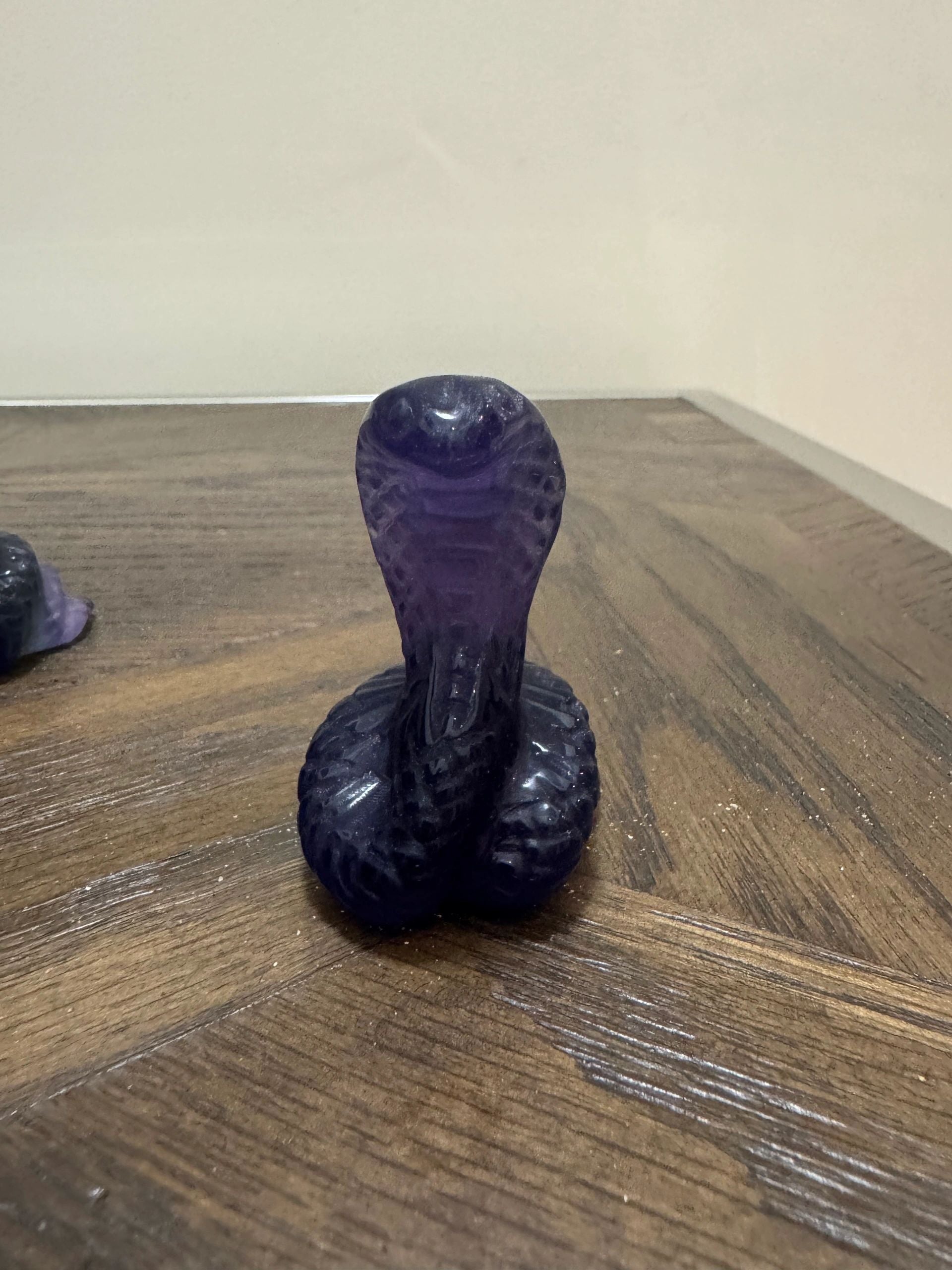 Natural Mystic Serpent Fluorite Cobra Crystal Specimen