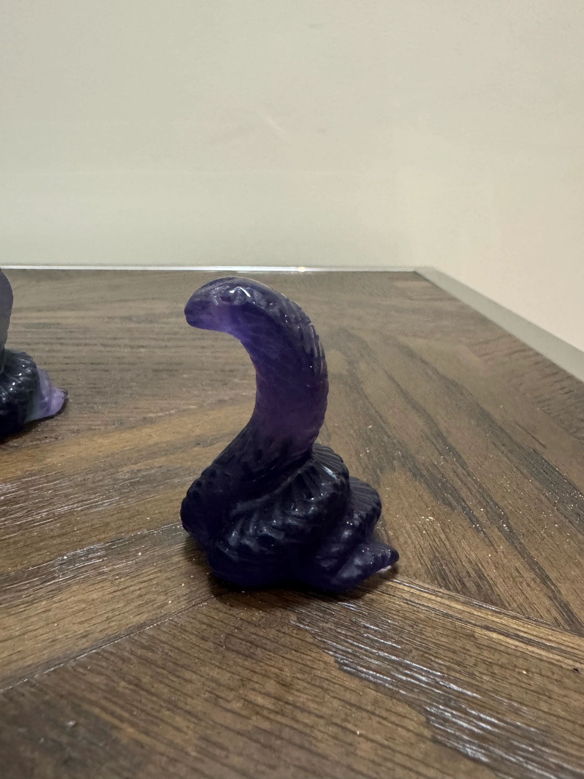 Natural Mystic Serpent Fluorite Cobra Crystal Specimen