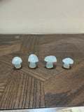 Natural Aquamarine Mushroom Crystal Carving Specimen