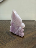Natural Kunzite Fairy Carving Crystal Specimen