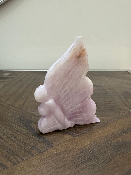 Natural Kunzite Fairy Carving Crystal Specimen