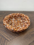 Natural Golden Healer Quartz Carved Bowl Crystal Specimen