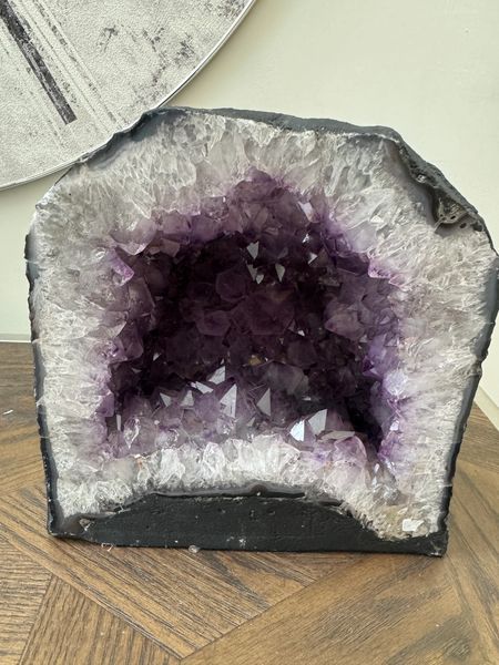 Natural Amethyst Cave Geode Cluster Crystal Specimen
