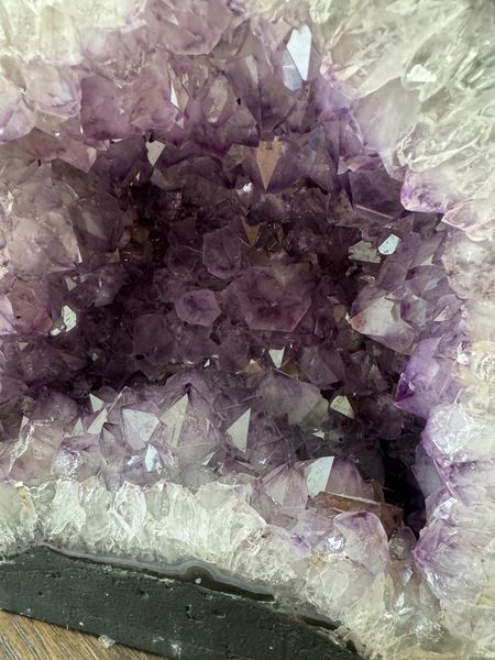 Natural Amethyst Cave Geode Cluster Crystal Specimen