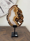 Agate Slice on Stand