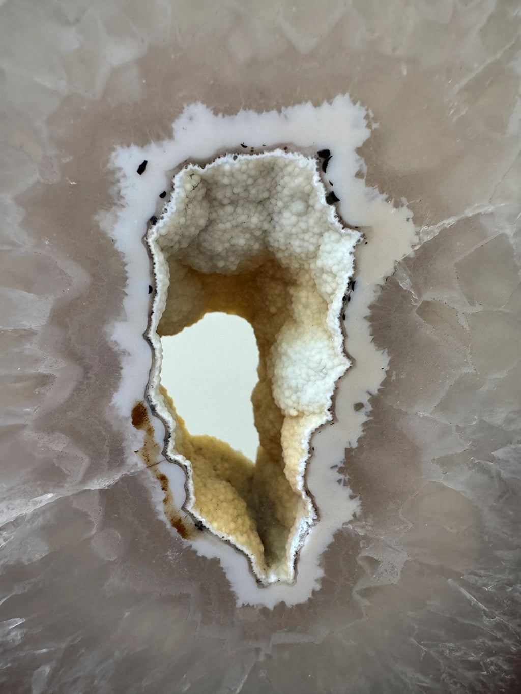 Agate Slice on Stand