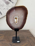 Agate Slice on Stand