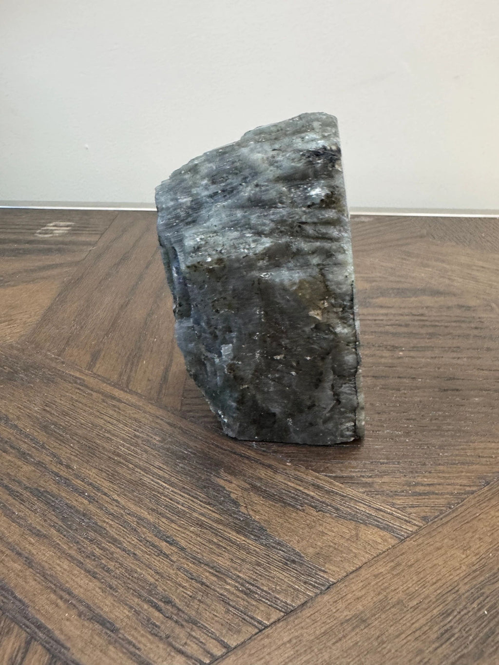 Natural Labradorite Guardian Carving Crystal Specimen