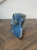 Natural Labradorite Guardian Carving Crystal Specimen