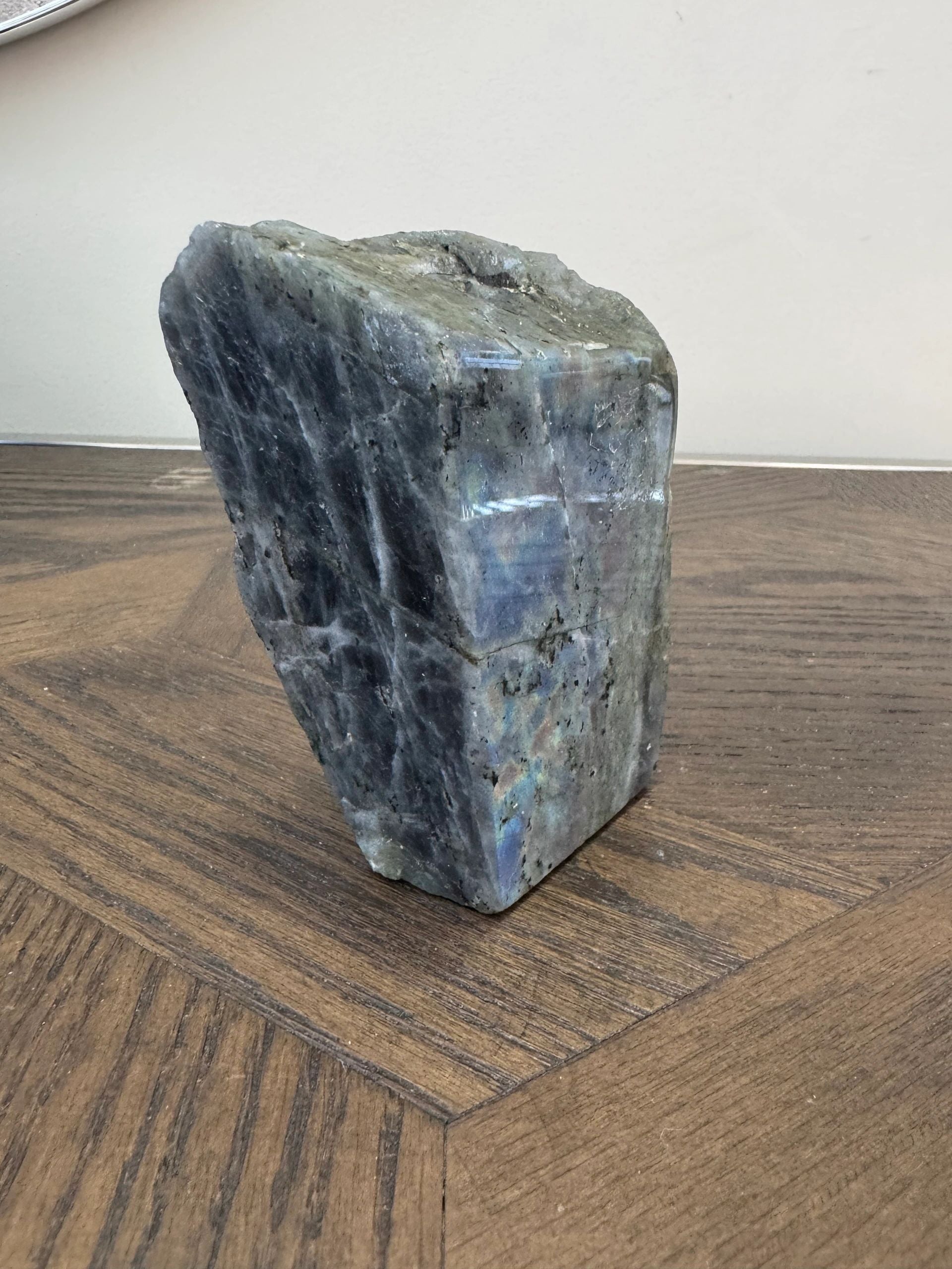 Natural Aurora Gate Labradorite Freeform Crystal Specimen