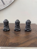 Natural Shungite Hand Carved Buddha Crystal Specimen