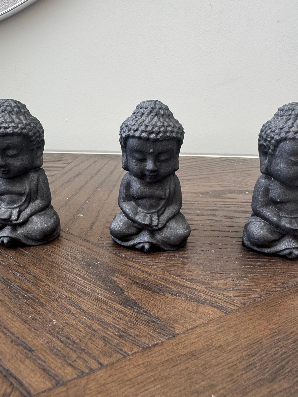 Natural Shungite Hand Carved Buddha Crystal Specimen