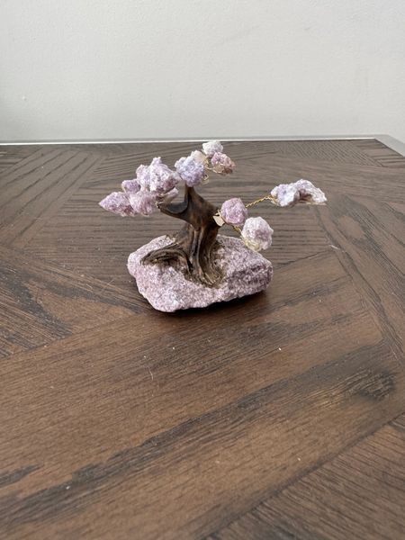 Natural Lepidolite Tree Crystal Specimen