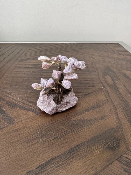 Natural Lepidolite Tree Crystal Specimen