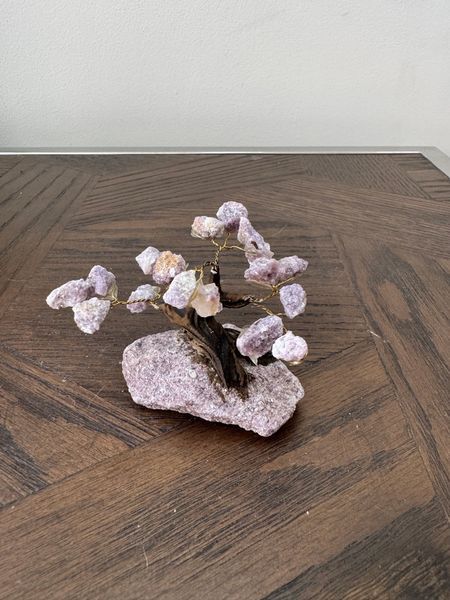 Natural Lepidolite Tree Crystal Specimen