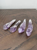 Natural Raw Purple Amethyst Wand Points Crystal Specimen