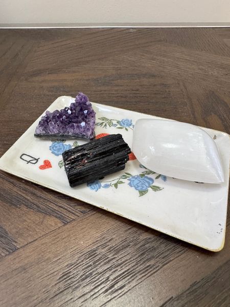Natural Protection Energy Shielding Crystal Specimen Set