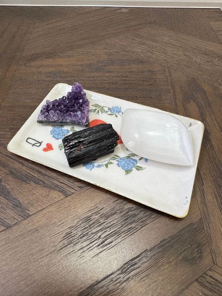 Natural Protection Energy Shielding Crystal Specimen Set