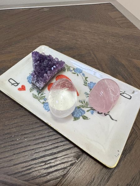 Natural Calm & Balance Crystal Specimen Trio
