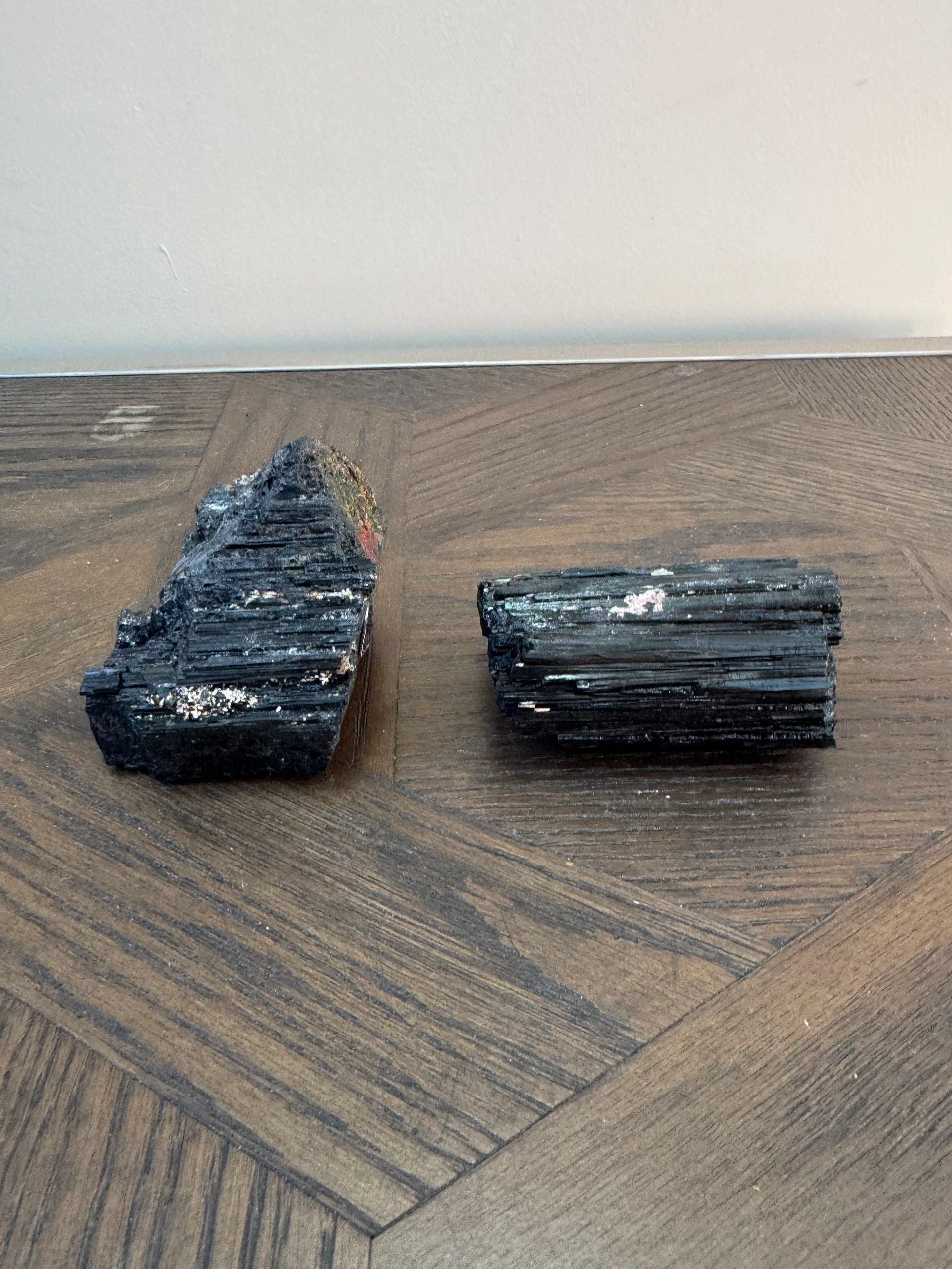 Natural Raw Black Tourmaline Chunk Crystal Specimen