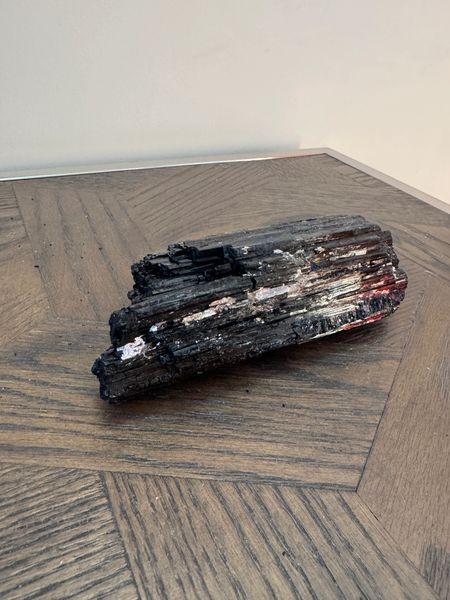 Natural Ironbound Black Tourmaline Crystal Specimen